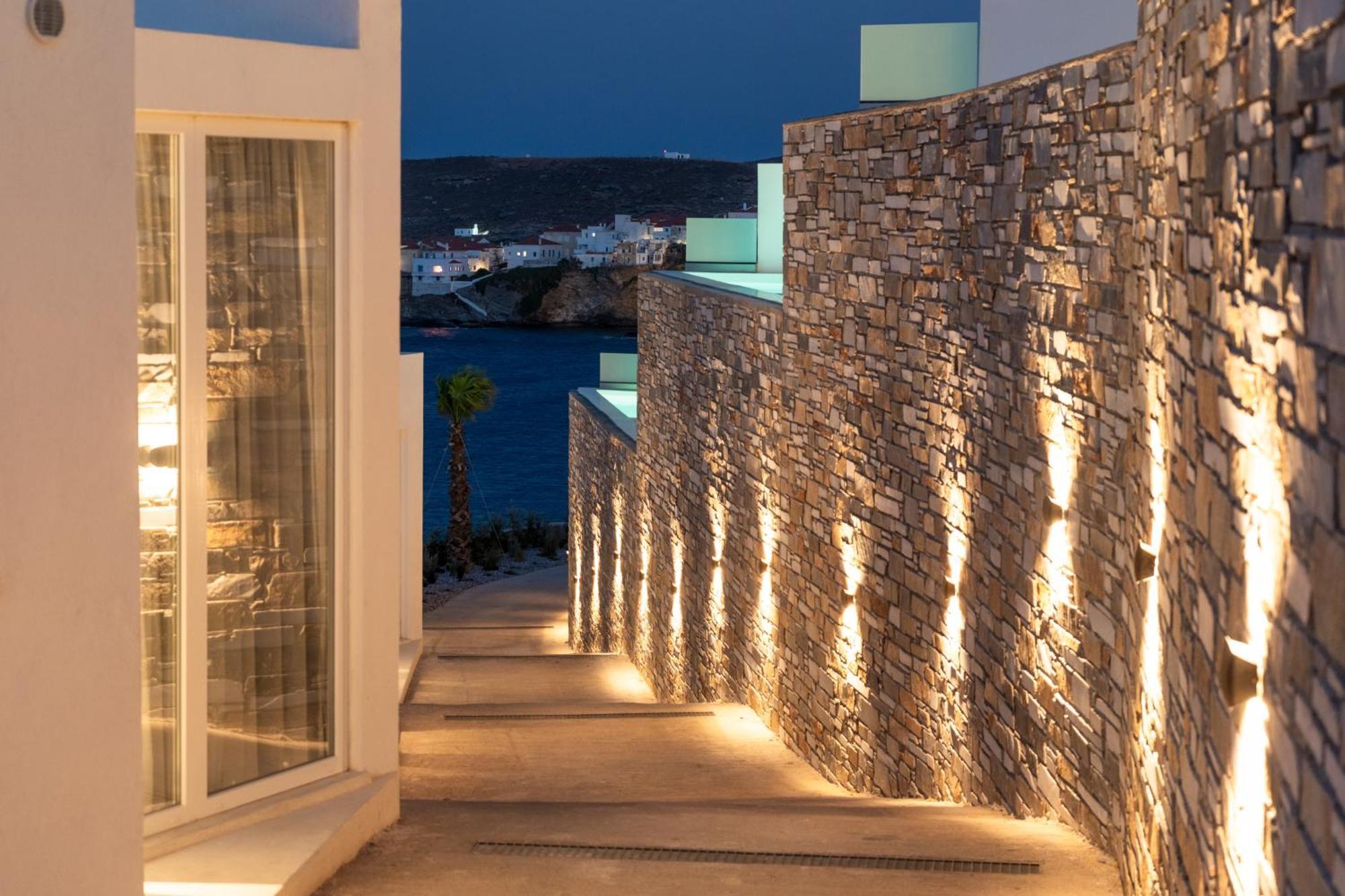 Golden Vista, Beachfront Suites By Explore Andros Exteriör bild